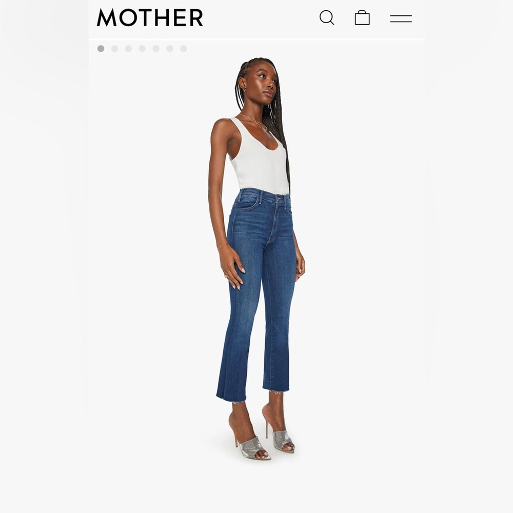 MOTHER Denim The Hustler Ankle Fray